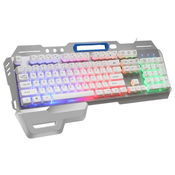 Naujas Metalo vertus poilsio žaidimų klaviatūra ir skirtumas liuminescencija už žaidėjus klaviatūra