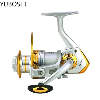 YUBOSHI Naujos Metalinės vielos taurės Verpimo Žvejybos Ritės Profesinė gali pakeisti Rankena EL1000-7000 serijos Gėlųjų vandenų Žvejybos Ritės 0
