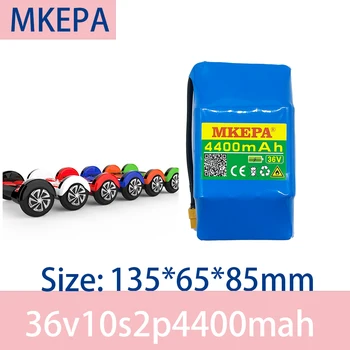 MKEPA 100% visiškai naujas originalus 36V 4.4 ah ličio baterija 10s2p 36V ličio jonų baterija 42V 4400mAh motoroleris twist baterija