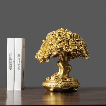 Golden Tree Figūrėlės Lentelė Derliaus Prabanga Kambarį 
