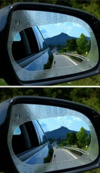 Automobilio formos galinio vaizdo veidrodėlis lietaus plėvelė anti-rūko pasta apsaugos vizija Mercedes Benz GLC GLC43 G350d EQA E43 CLA CLA45 C350e