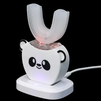 Amy Smart Vaikų dantų šepetėlį Ntelligent Automatinė Burną Sumontuoti U formos Elektrinis Įkraunamas dantų Šepetėlis Kūdikio dantų Šepetėlis