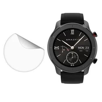 3pcs Minkštas Aišku, Apsauginės Plėvelės Apsaugas AMAZFIT VTR 42mm 47mm Sporto Žiūrėti Smartwatch Full Screen Protector Cover (Ne Stiklo) 0