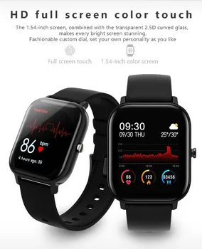 Naujas P9 Smartwatch Priemonės Kraujo Deguonies Kraujo Spaudimą, Širdies Ritmą, 