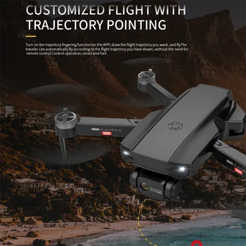 Lankstymo Drone 6K HD Orlaivių Nuotolinio Valdymo Quadcopter Mini Sraigtasparnio Žaislas Vaikams Suaugusieji 2