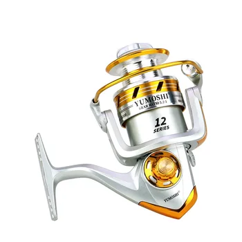 YUBOSHI Naujos Metalinės vielos taurės Verpimo Žvejybos Ritės Profesinė gali pakeisti Rankena EL1000-7000 serijos Gėlųjų vandenų Žvejybos Ritės 3
