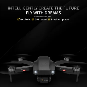 Lankstymo Drone 6K HD Orlaivių Nuotolinio Valdymo Quadcopter Mini Sraigtasparnio Žaislas Vaikams Suaugusieji 3