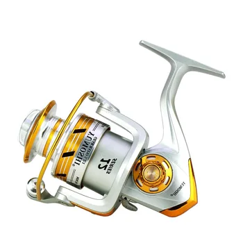 YUBOSHI Naujos Metalinės vielos taurės Verpimo Žvejybos Ritės Profesinė gali pakeisti Rankena EL1000-7000 serijos Gėlųjų vandenų Žvejybos Ritės 5