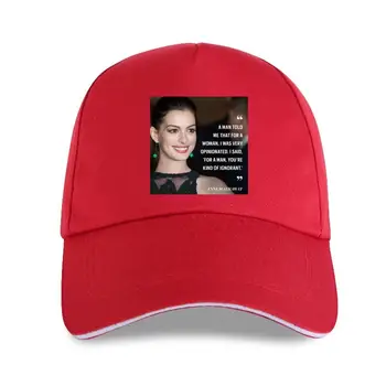 naujoji bžūp skrybėlę Anne Hathaway FEMINIZMAS CITATA Beisbolo kepuraitę S-5XL 0