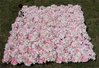 SPR Nemokamas Pristatymas-šviesiai rausvos-10vnt/daug Dirbtinio šilko rožė gėlių sienos vestuvių fone, vejos/ramstis rinkos apdaila
