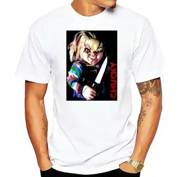Karšto Chucky Siaubo T-Shirt Komedija Filmo Suaugusių Vyrų Grafinis Atsitiktinis 2022 Naujas Vyrų T-Shirt Vasara O-Kaklo Viršūnes Custom Design T Shirts 0