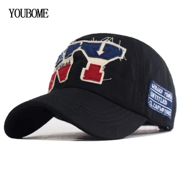 Prekės Medvilnės Moterų Beisbolo Kepuraitę Vyrų Snapback Kepurės Kepurės Vyrams Casquette Kaulų Laišką Vyrų Gorras Trucker Tėtis Beisbolo Kepurę Bžūp
