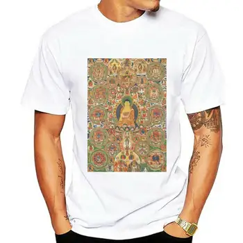 Meno Buda, Budizmo Budistų Užbaigti Mandala Marškinėliai 0