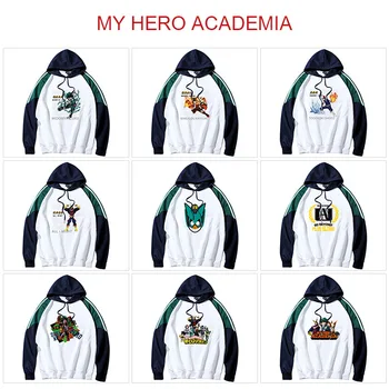 Mano Herojus Akademinės Bendruomenės Anime Hoodies Vyrai Moterys Spausdinti Rudenį Palaidinukė Mados Atsitiktinis Įvairių Spalvų Vilnos Megztinis Animacinių Filmų Megztinis