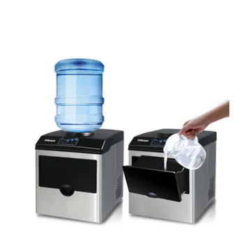 Visiškai Automatinė Ice Maker Mašina Prekybos Namų Mažų Pieno Arbata Parduotuvė Turas Ice Cube Formavimo Mašina 0