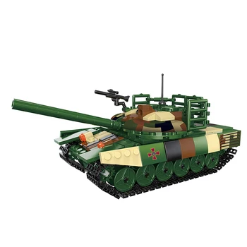 Naujos Karinės aukštųjų technologijų Ginklų Armijos Sovietų Sąjungos T-72 Pagrindinis Tankas Šarvuotos Transporto priemonės Blokai WW2 Plytų Žaislai