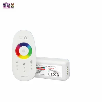 Miboxer FUT025 2.4 G RF Wireless Touch Ekranas RGB Valdiklis DC12V-24V 10A Nuotolinio Valdymo SMD5050 2835 3528 LED Juostelės Žibintai 0
