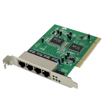 Fast Ethernet Switch 10/100Mbps Switch Valdybos PCIE 4 Port RJ45 Tinklo Jungiklio, RTL8305+8100CL Chipset Už Stalinį KOMPIUTERĮ