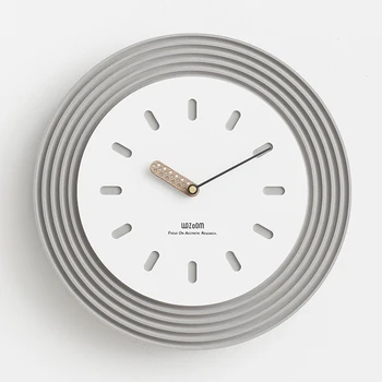 Minimalistinio Modernaus Sieniniai Laikrodžiai Apvalaus Dizaino Miegamojo Silent Laikrodžio Mechanizmas Virtuvės Orologio Da Parete Namų Dekoro Kambarį 0