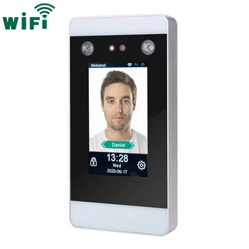 Wifi Tcp/Ip Dinaminis Veido Kartą Lankomumo Prieigos Kontrolės Biometrinių Veido Atpažinimo Durų Užraktas Valdytojas