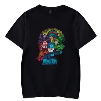 Viduje Iš 2 Marškinėlius Crewneck trumpomis Rankovėmis Vyrams, Moterims, T-shirt Harajuku Streetwear 2022 Amerikos Animacijos Anime Drabužiai 0