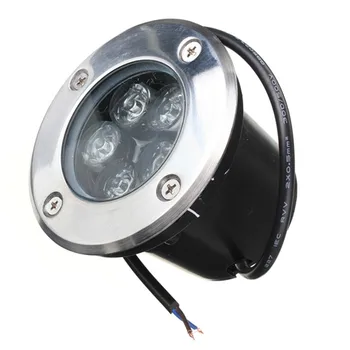 Palaidotas Grindų LED Požeminės Lemputė 5W Embedded Denio Kieme Kraštovaizdžio Lempos AC85-265V DC12V IP67 atsparus Vandeniui Lauko Apšvietimas