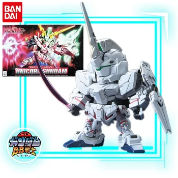 Bandai Originali Gundam Modelio Rinkinio Anime Pav SD BB RX-0 VIENARAGIS Gundam Surinkimo Gunpla Anime Veiksmų Skaičius, Žaislai Vaikams