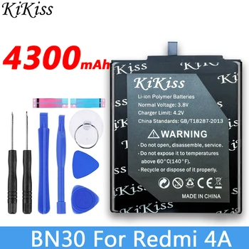 Mobiliojo Telefono Baterija BN30 Už Xiaomi Redmi 4A Mi4A M4A Pakeisti Baterijas Hongmi M, 4A MI 4A BN 30, BN-30 Įkrovimo Bateria
