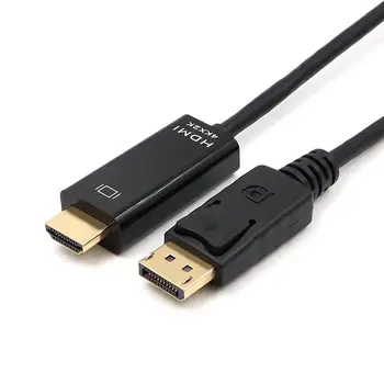 4K DisplayPort Į HDMI suderinamus Kabelis 1M 1,8 M 1080P @60Hz Display Port DP HDMI-suderinamą Kabelį Nešiojamą kompiuterį ir Projektorių