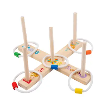 Medžio Rėmelis Žaidimas Dėlionė Žaislas Žiedas Lobizmas Montessori Nešiojamų Šalies Kieme Lauko