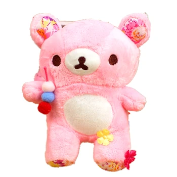 10 colių Kawaii rožinė japonijos Sakura meškiukas pliušinis minkštas gyvūnų lėlės, Žaislai įdaryti baby vaikų gimtadienio dovana