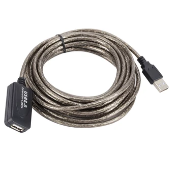 Belaidžio Tinklo Kortelė Extender Cable USB2.0 ilgiklis Vyrų ir Moterų Aktyvus Kartotuvas Tinklo plokštė Extender Laido