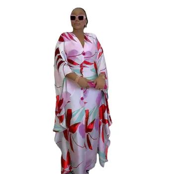 Afrikos Suknelės Moterims Afrikos Musulmonų Drabužiai Ilgas, Maxi Suknelė Aukštos Kokybės Mados Afrikos Dress Lady 2023 Spirng Rudenį 0