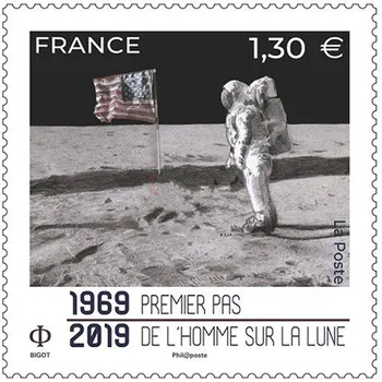 2019,prancūzų Antspaudai,50-mečio proga Žmonės Į Mėnulį,Geros Būklės Kolekcija