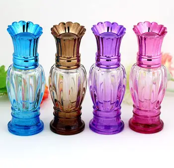 Didmeninė 50ml daugkartiniai gražus spalvingas stiklo tuščias purkšti kvepalų buteliuko tuščias kosmetikos bakas