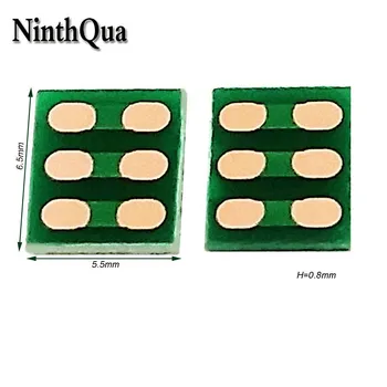 NinthQua 20pcs dvipusis 3pin Laidų Valdyba 5.5*6.5*0.8 mm Multi-funkcinis Adapteris Valdybos Bandymo plokštės