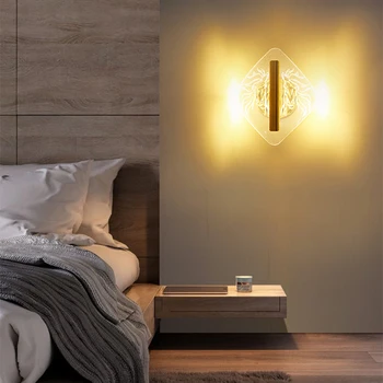 Modernus Dizainas, Paprastas LED Sienos Lempos Patalpų Namuose, gyvenamojo Kambario, Valgomojo, Miegamojo, Koridoriaus Apdaila Eilėje Balkonas Rungtynių 0