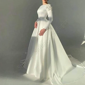 SOFUGE White Satin Vakaro Suknelės Nėriniai Appliques Baigimo Saudo Arabų Įžymybė Prom Vestidos Rūbeliai De Soirée Pagamintas pagal Užsakymą
