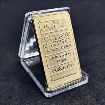 Johnson Matthey Kolekcijos Monetos Replika Grynojo Aukso 999 1 Trojos Unciją Auksas Baras/Tauriųjų Metalų Progines Monetas 0