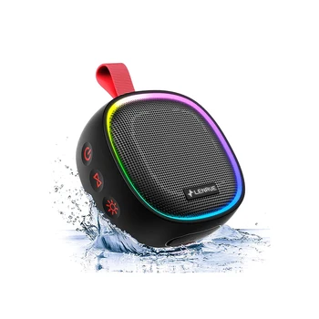 F9 Lauko Portable Bluetooth Speaker TWS Suporuotas su RGB Ticker Vonios kambarys Belaidžio Garso IPX7 atsparus Vandeniui Nešiojamų Dušo Garsiakalbis