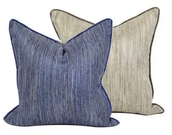 Naujas Kinų stiliaus abstraktus tekstūros kambarį pagalvėlė padengti paprasta modernus modelis kambarys minkštas minkštų pagalvių užvalkalai ryžių aukso mėlyna