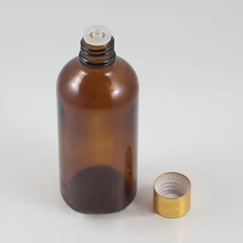 Tuščias kosmetikos konteinerių naftos stiklo buteliukas 100 ml, 100 ml eterinio aliejaus stiklo butelis pakuotė