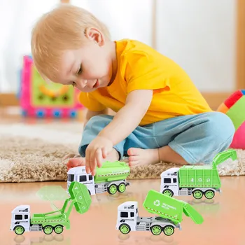 Vaikų Inercinės Sanitarijos Automobilį Žaislas Modeliavimas Šiukšlių Rūšiavimo Automobilių Purkštuvų Rezervuaras Automobilių Žaislai Berniukams Švietimo Žaislas Vaikams Dovanos