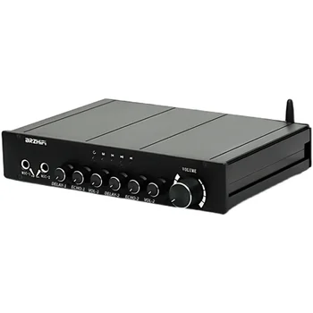 DLHiFi TPA3255 2.0 Stereo 300W x 2 AC 85 -240V Bluetooth 5.0 Namuose Karaoke ES9023 USB DAC D Klasės HIFI Stiprintuvas Su Radijo