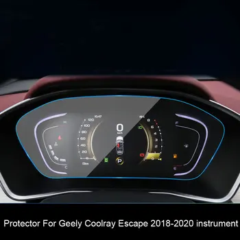 Automobilių Prietaisų Skydą, Ekrano apsaugos Geely Coolray Pabėgti 2018-2020 Interjero Automobilio prietaisų Skydelio Ekrano Apsaugos PET Plėvelė