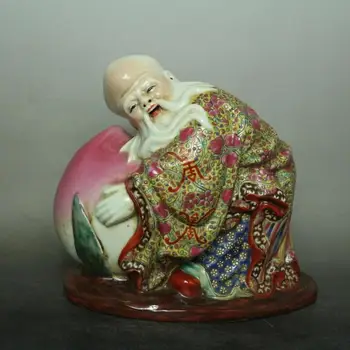Retas senas Chiese Rytų porceliano statula Kalėdų Senelis,rankų darbo amatų,Namų Dekoracijas, Nemokamas pristatymas