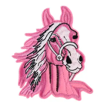 Užsakymą Išsiuvinėti pleistrai Lady Rider Rausvos Rožės Ir Žirgo Galvos geležies ženklelis drabužiai gali būti pritaikytas su jūsų dizainu