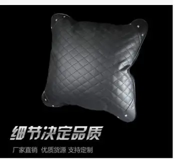 prabanga black pu odos tinklelis pagalvės dangtelis su deimantu, dekoratyvinis mesti pagalvės užvalkalą sofos pagalvę padengti automobilių puošimas