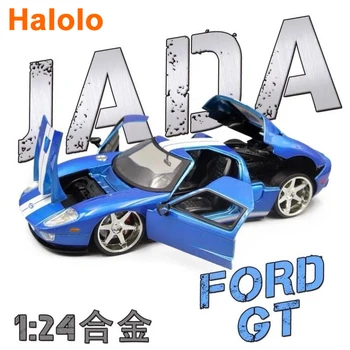 1:24 Greiti Ir Įsiutę Automobiliai FORD GT Collector ' s Edition Modeliavimas Metalo Diecast Modelio Automobiliai Vaikams, Žaislai, Dovanos