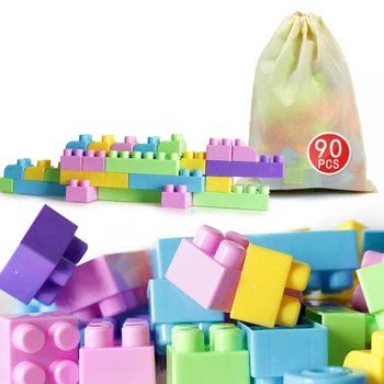 90PCS Didelių dalelių, Statyba Blokai Vaikų žaislai anksti Švietimo Žaislai Vaikams Dovanų